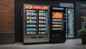 comment fonctionne un distributeur de pizza
