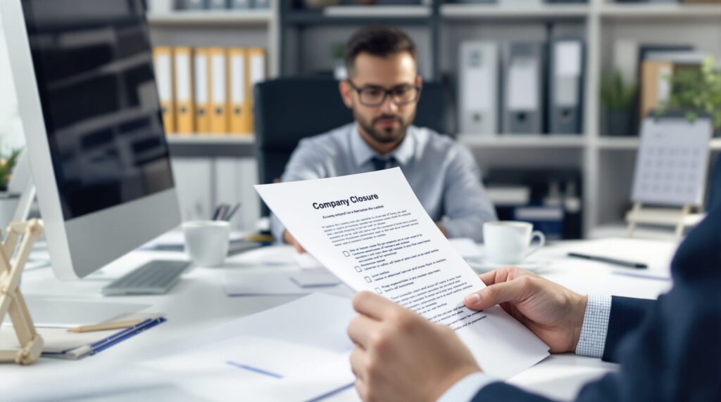 comment fermer une société